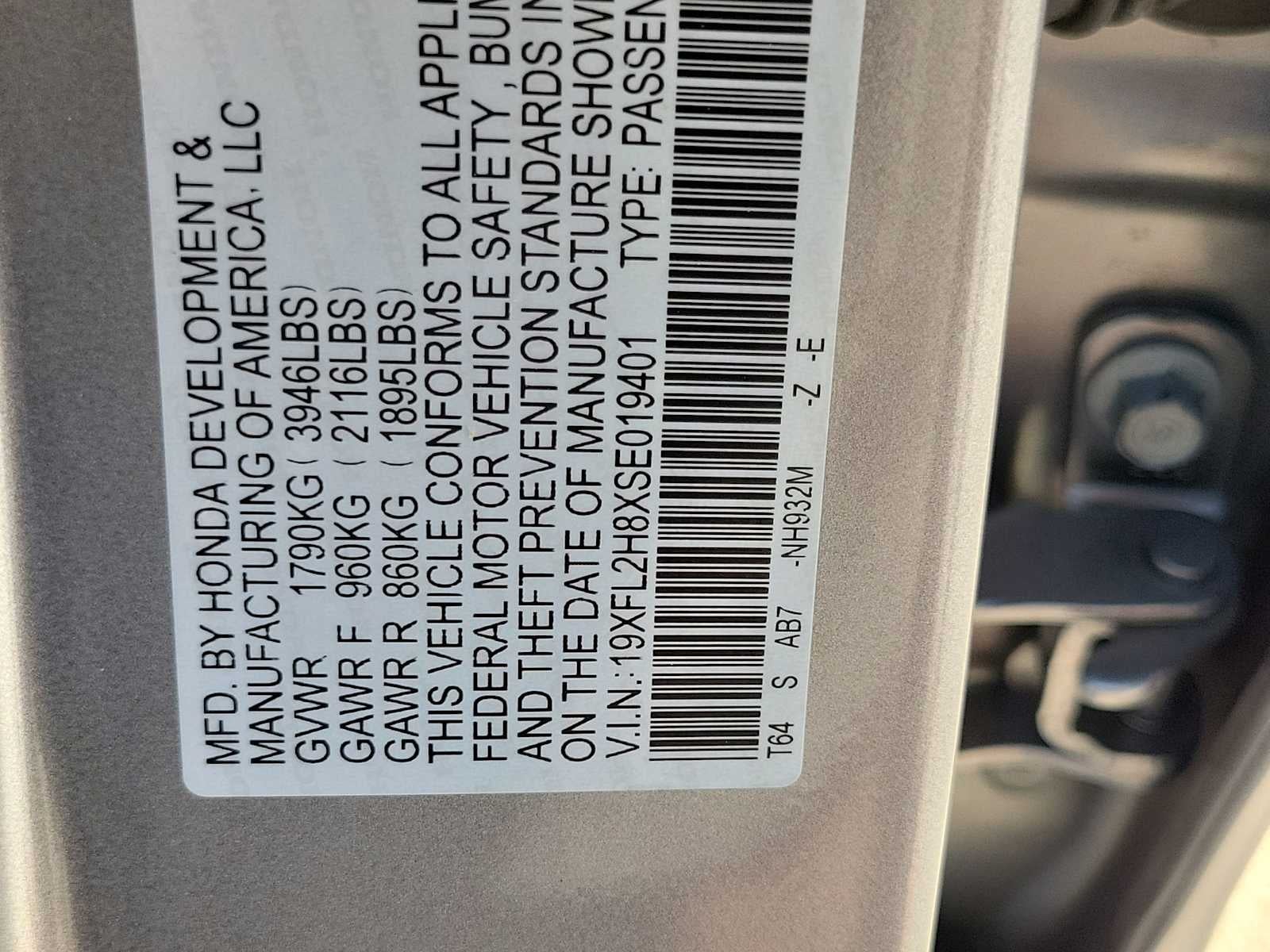 2025 Honda Civic Hatchback Sport