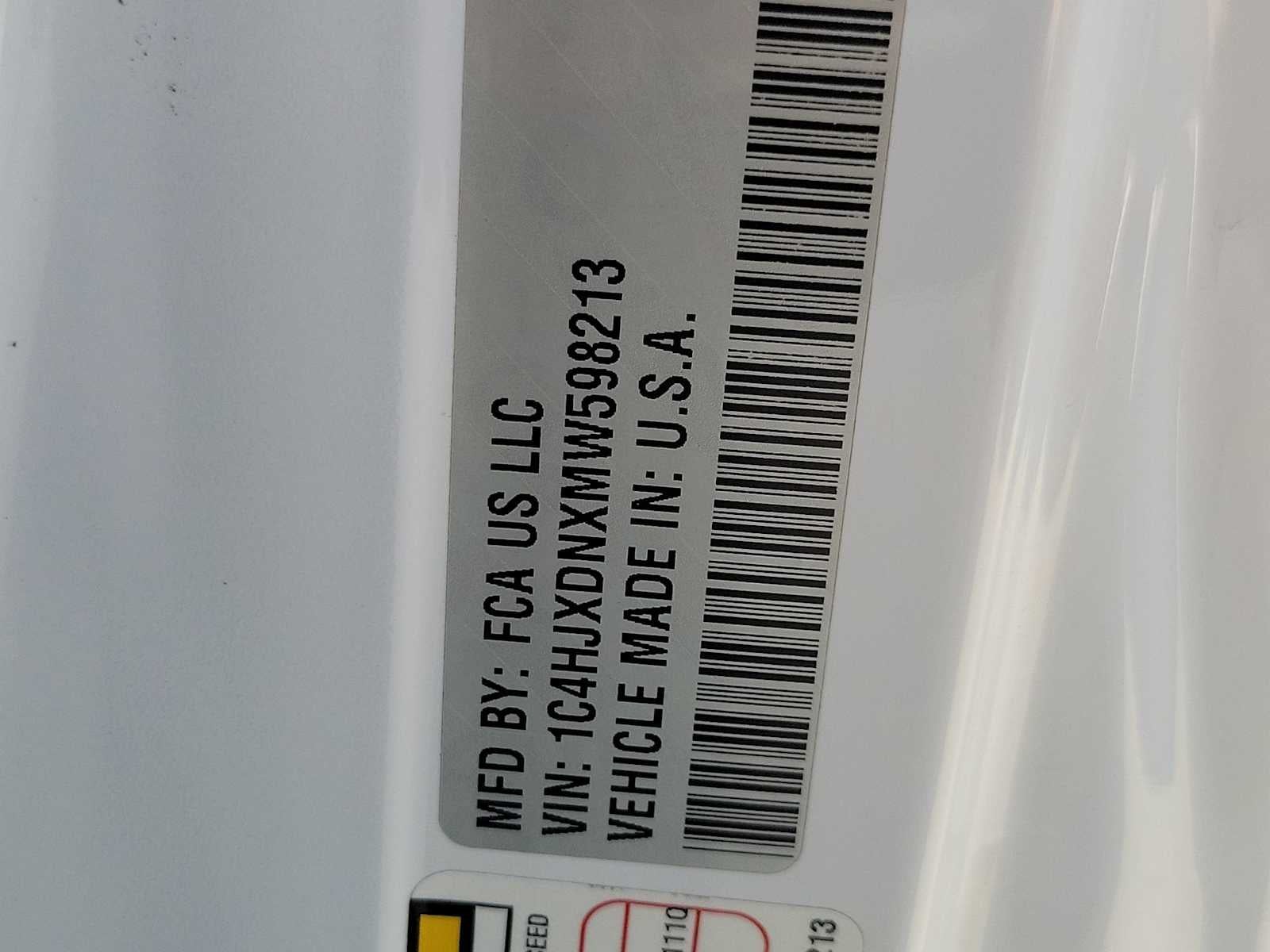 2021 Jeep Wrangler Unlimited Willys Sport