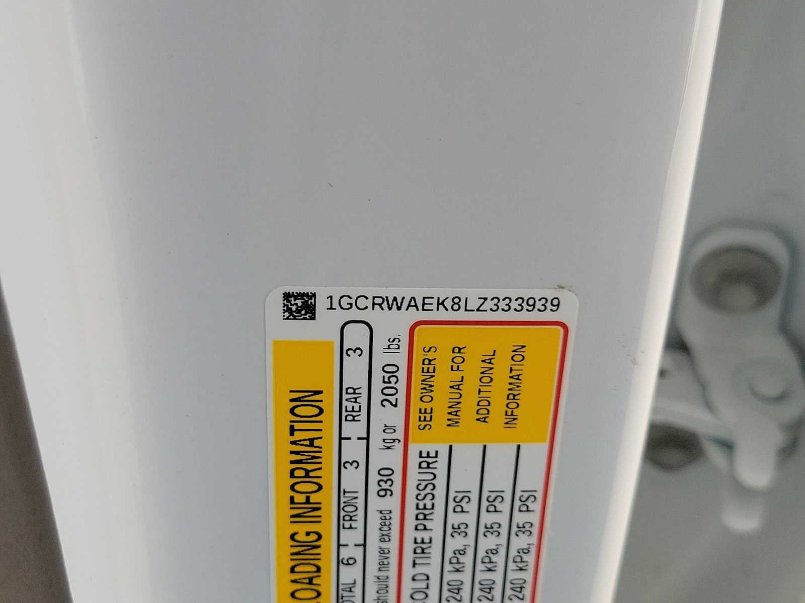 2020 Chevrolet Silverado 1500 WT