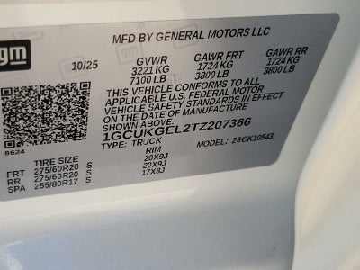 2026 Chevrolet Silverado 1500 LTZ