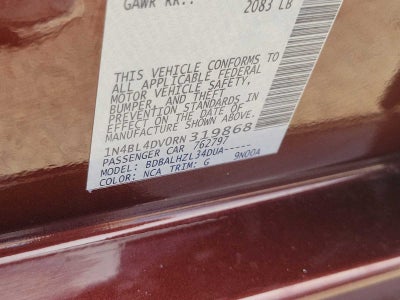 2024 Nissan Altima 2.5 SV