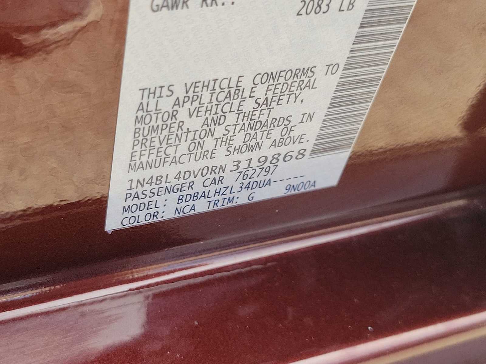 2024 Nissan Altima 2.5 SV