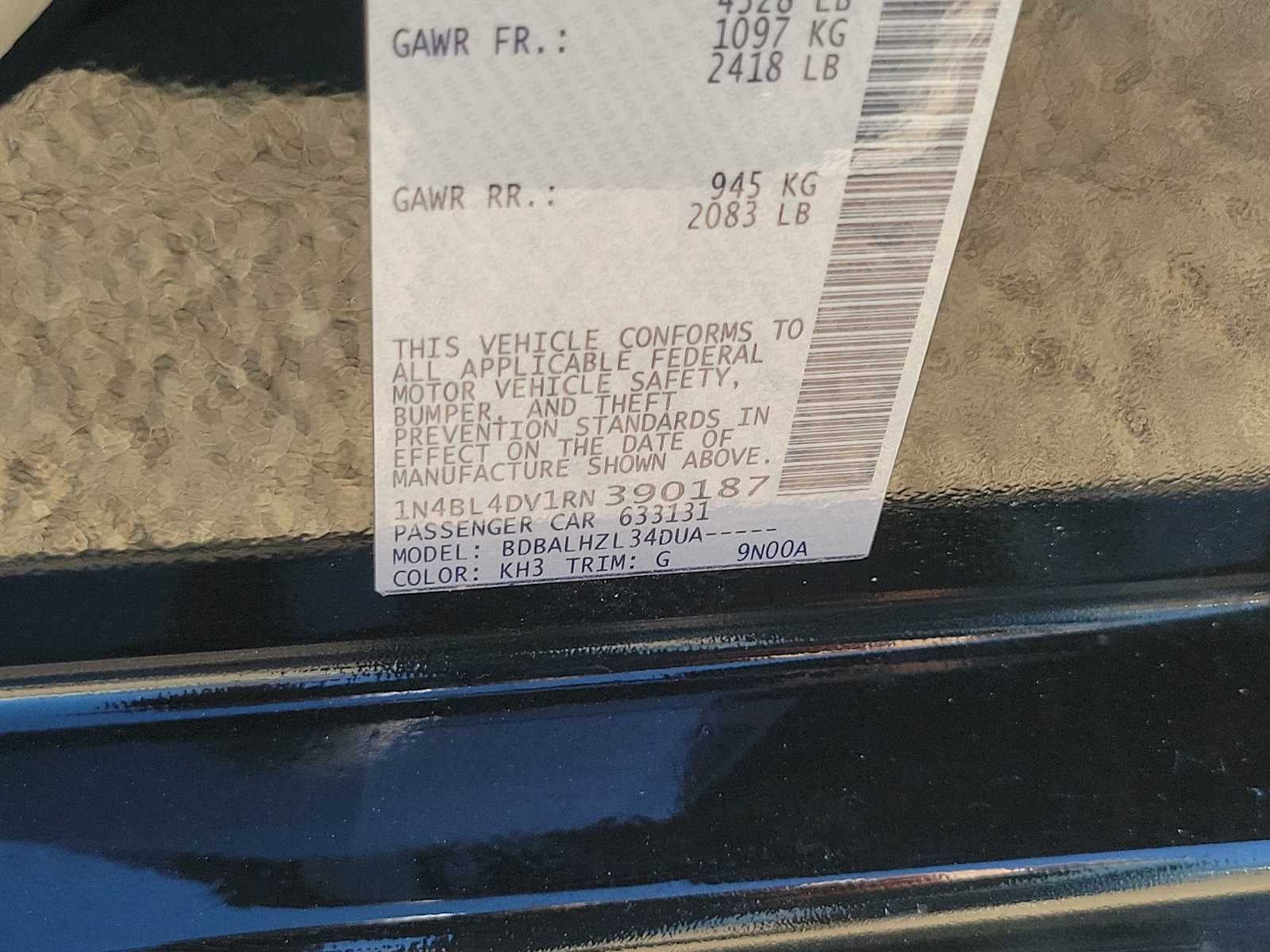 2024 Nissan Altima 2.5 SV