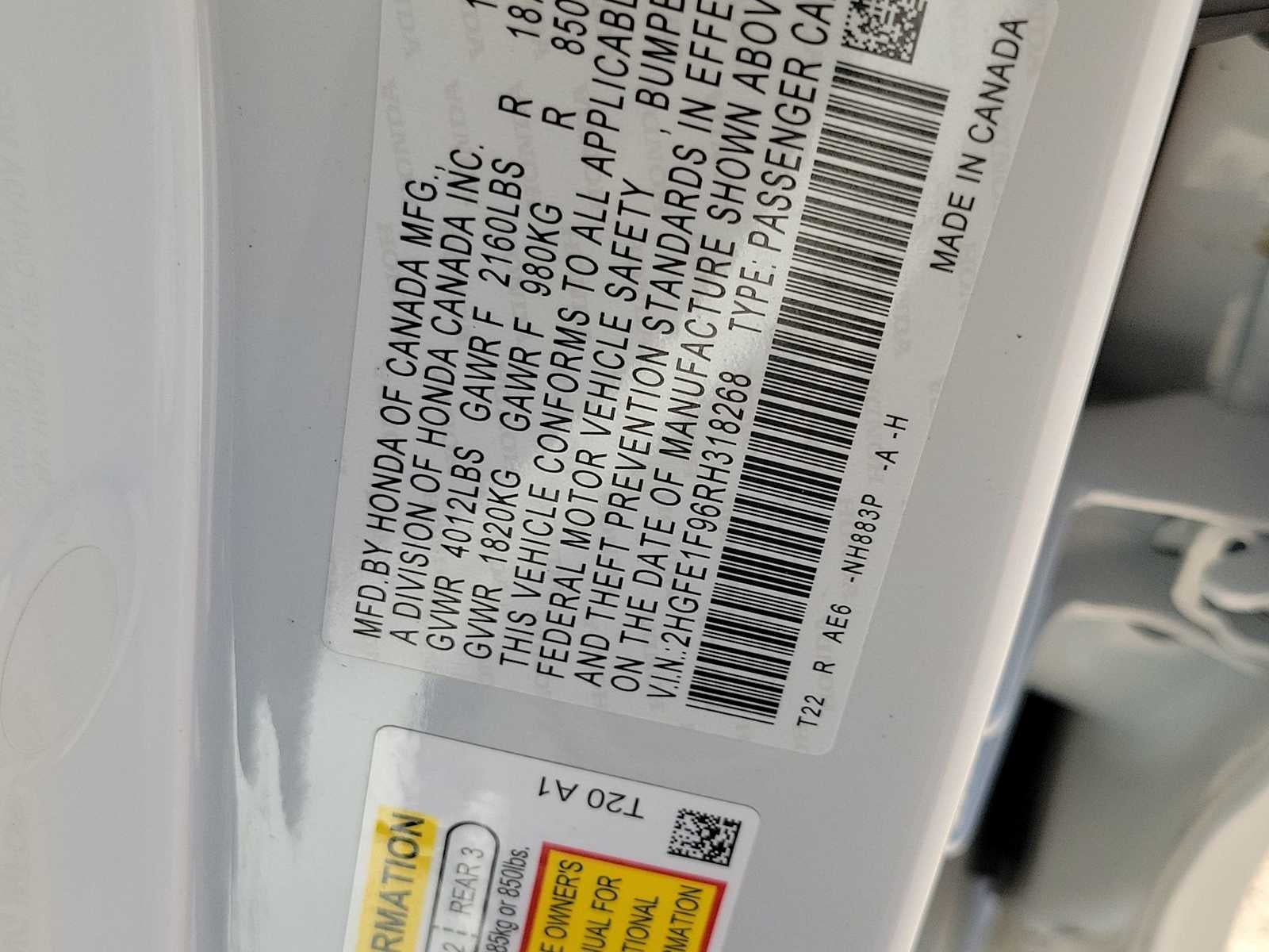 2024 Honda Civic Sedan Touring