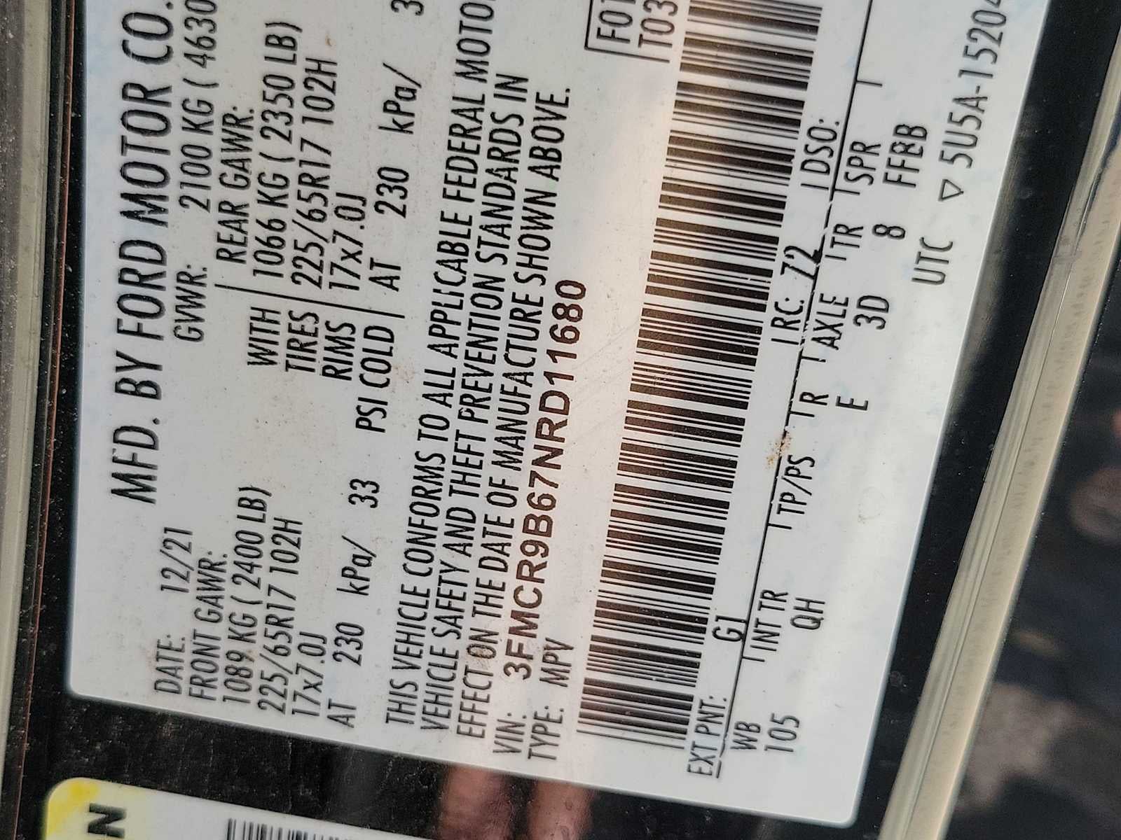 2022 Ford Bronco Sport Big Bend