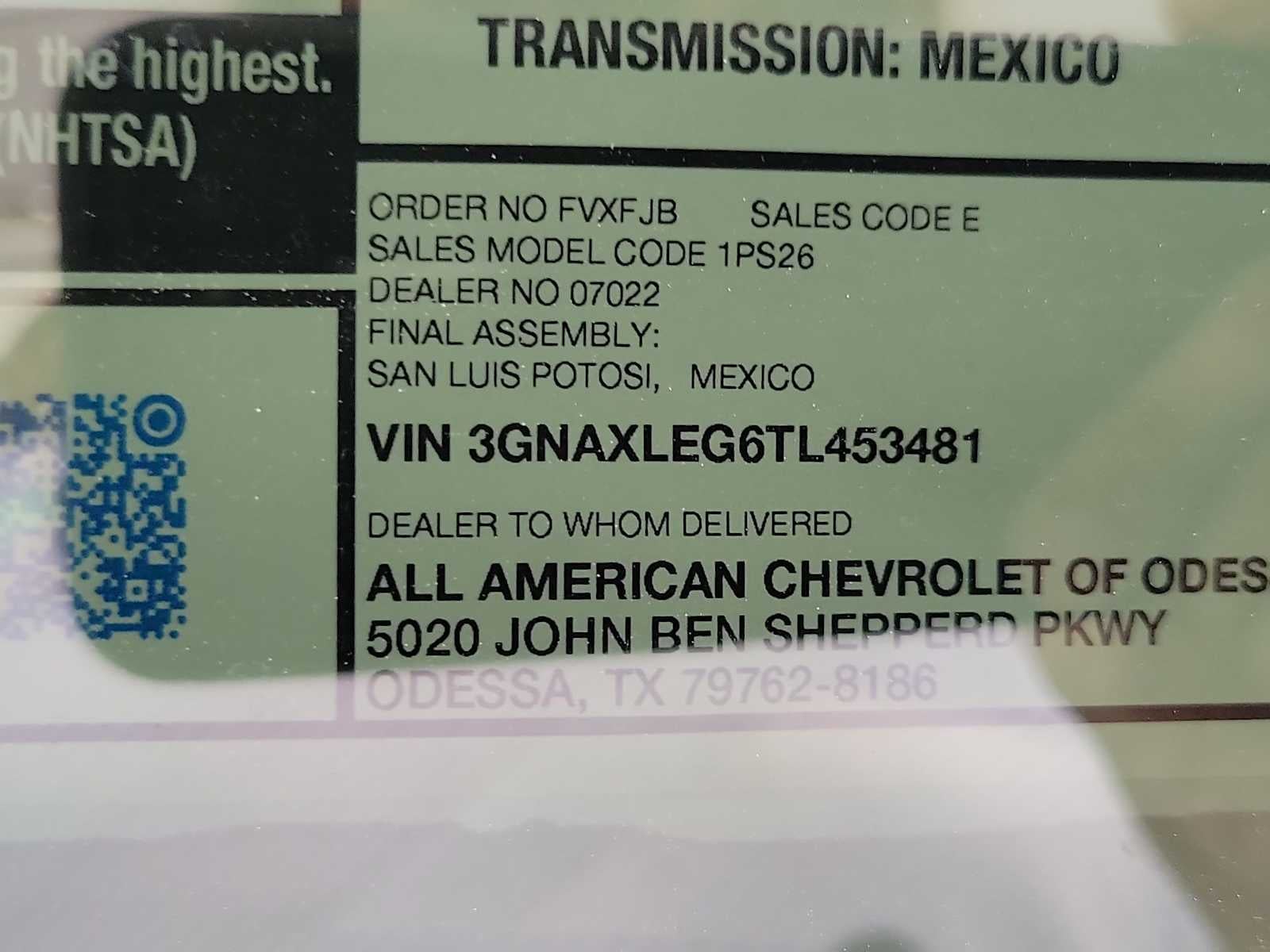 2026 Chevrolet Equinox RS