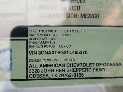2026 Chevrolet Equinox RS