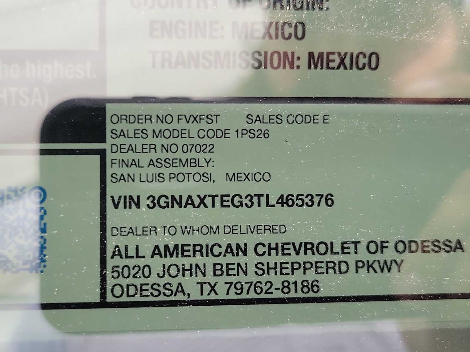 2026 Chevrolet Equinox RS