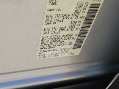 2019 Nissan Murano Platinum