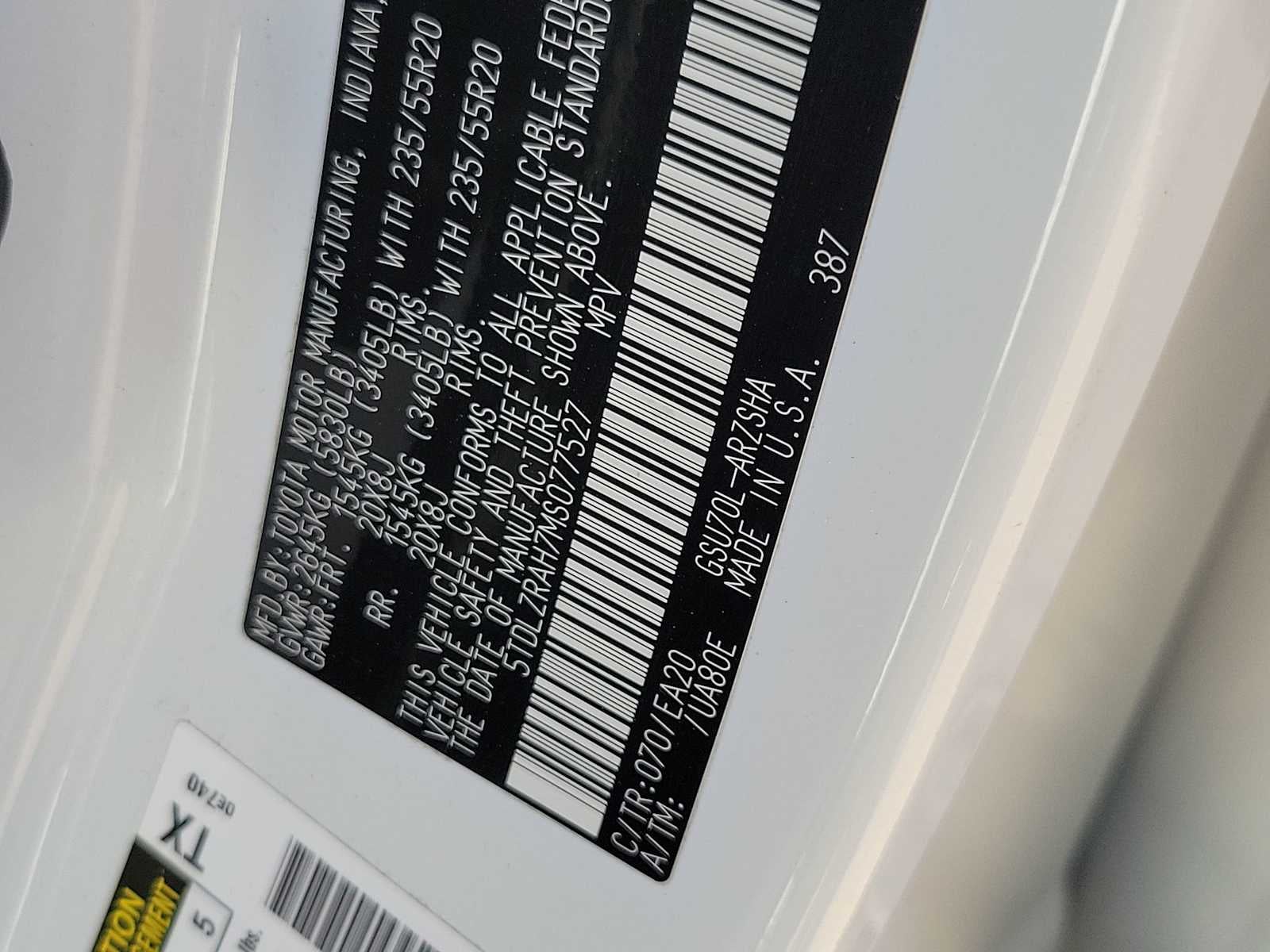 2021 Toyota Highlander XSE