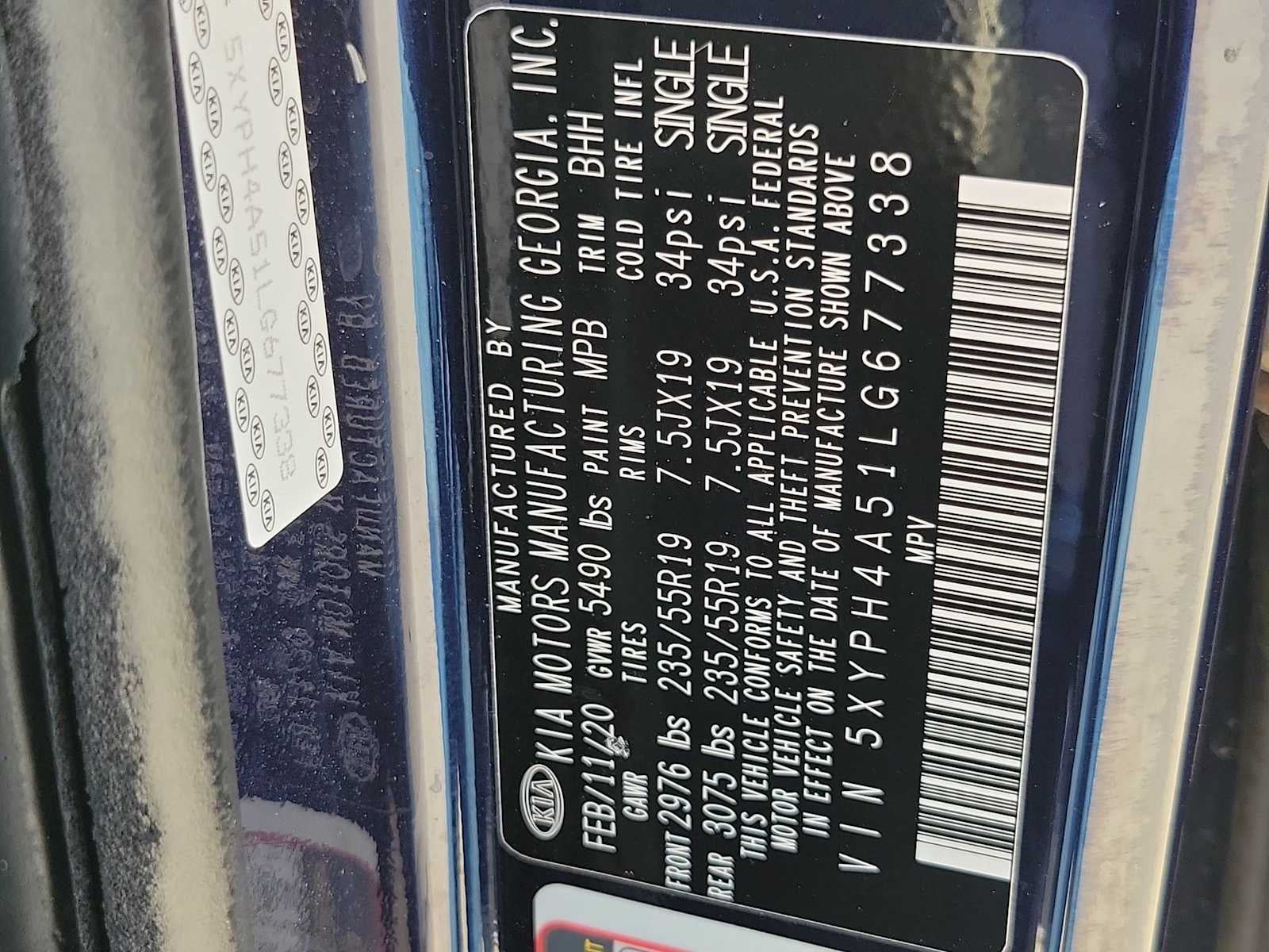 2020 Kia Sorento EX V6