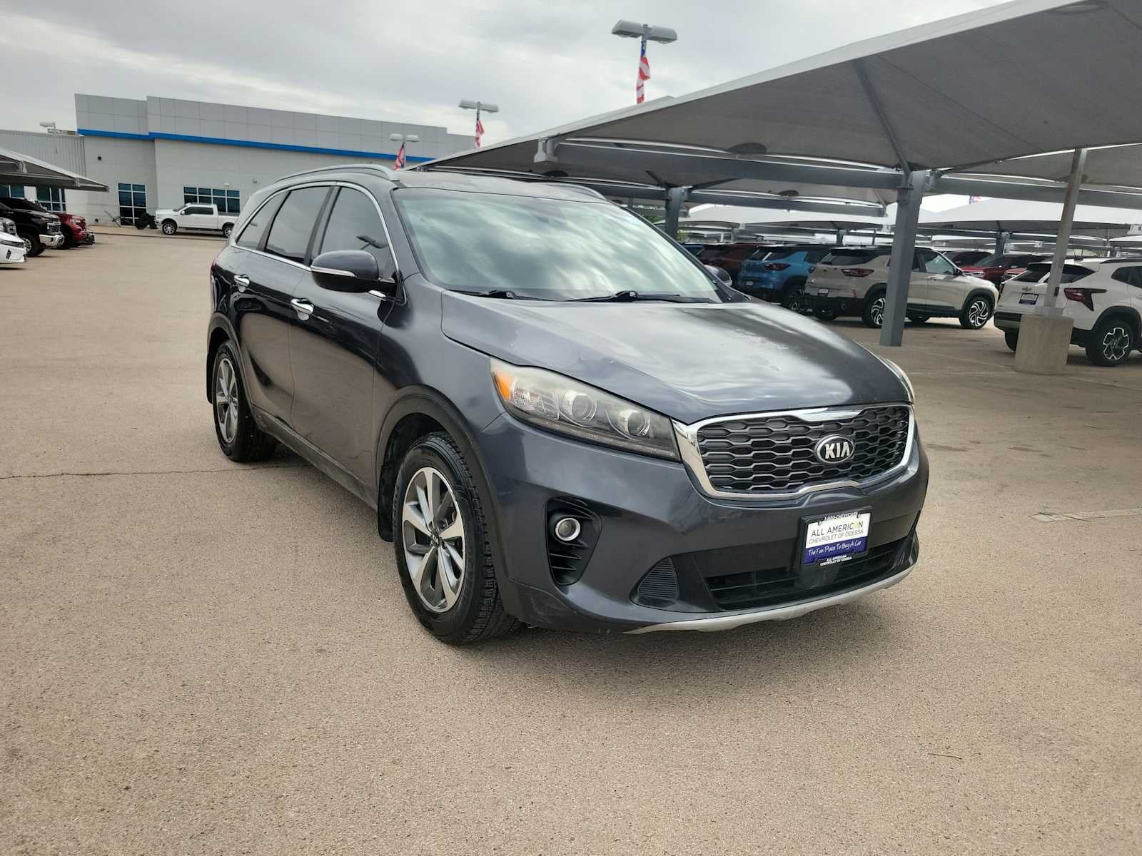 Used 2019 Kia Sorento EX with VIN 5XYPH4A5XKG503055 for sale in Odessa, TX