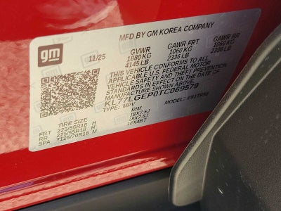 2026 Chevrolet Trax 1RS