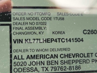 2026 Chevrolet Trax LT