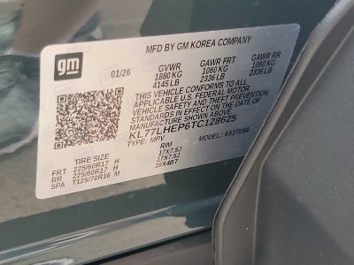 2026 Chevrolet Trax LT