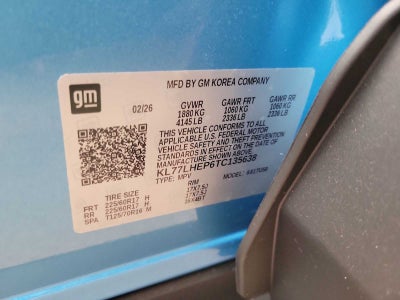 2026 Chevrolet Trax LT