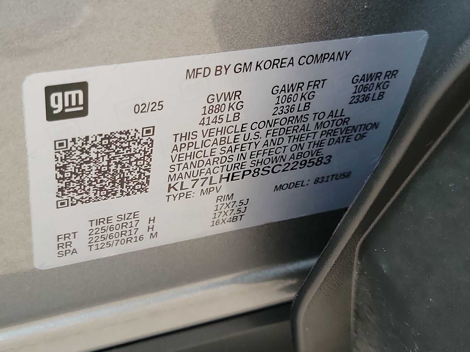 2025 Chevrolet Trax LT