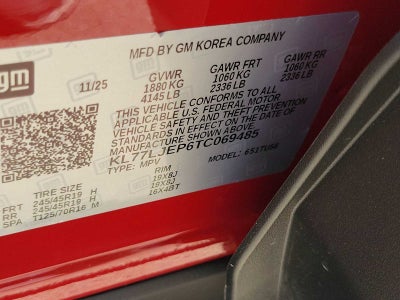 2026 Chevrolet Trax 2RS