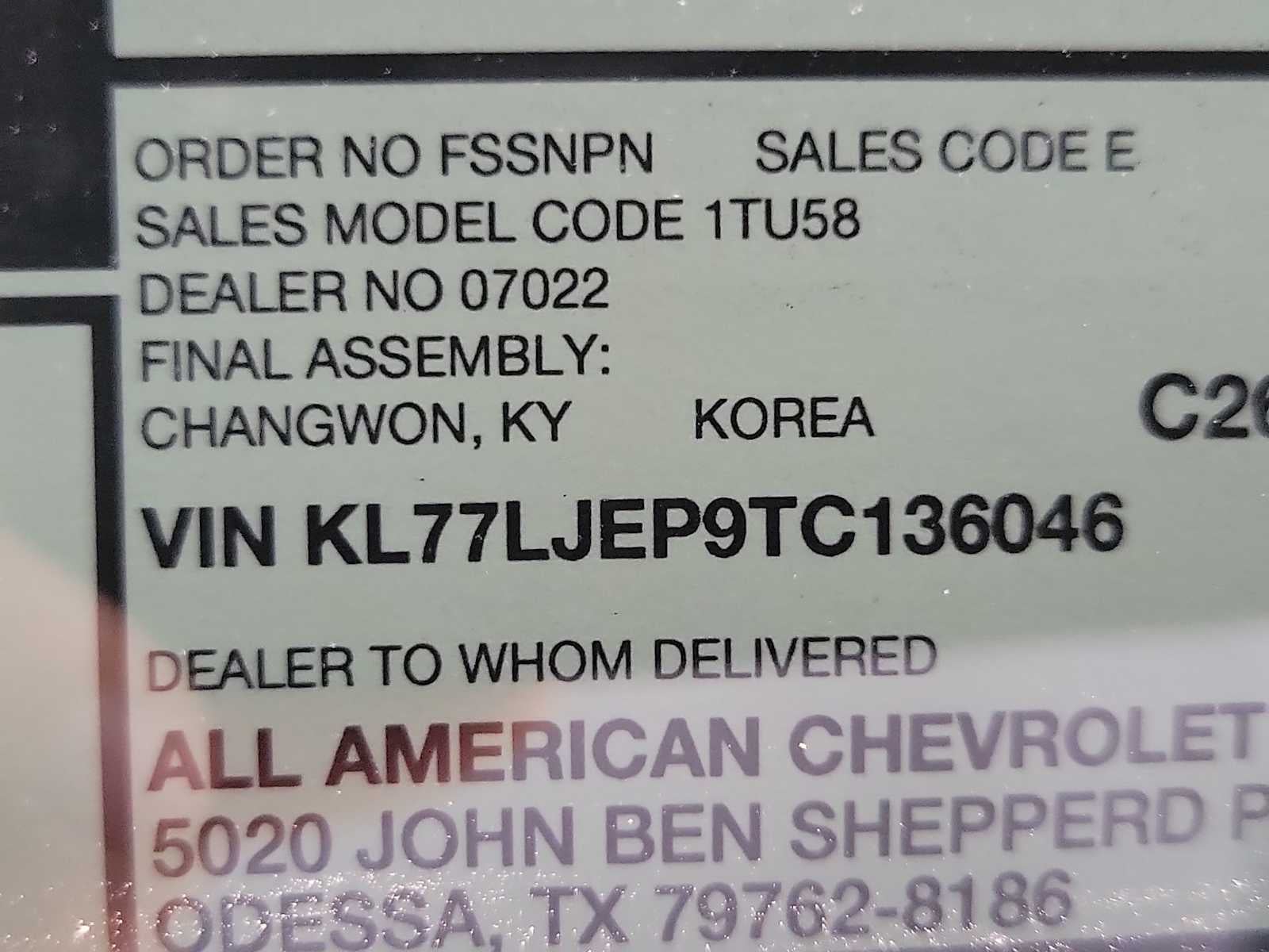 2026 Chevrolet Trax 2RS