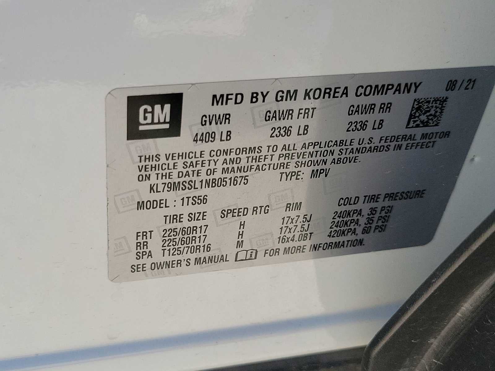 2022 Chevrolet Trailblazer ACTIV